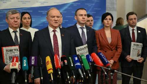 "Наша сила – в сплоченности!". Пресс-подход Г.А. Зюганова